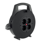 Kabeltrommel 393002_SENAT BERLIN, 10m, 4-fach, schwarz