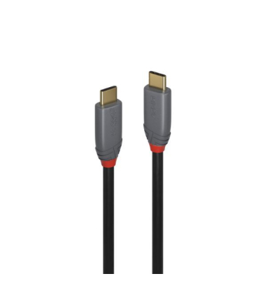 USB-Kabel Anthra Line 36900, 0.5m, USB-C auf USB-C, schwarz