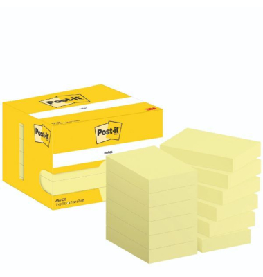 Haftnotizen 656 CY, 51x76mm, gelb, rechteckig