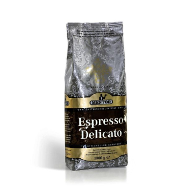 Espresso Delicato 3445666002, koffeinhaltig, ganze Bohne, Beutel, 1 kg