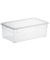 Aufbewahrungsbox 1708100096WS, 5 Liter, mit Deckel, au&szlig;en 330x190x110mm, Kunststoff farblos transparent