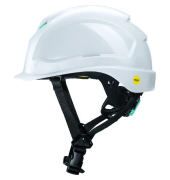 Schutzhelm Pheos Planet Mips 9772092, HDPE, Drehverschluss belüftet, weiß
