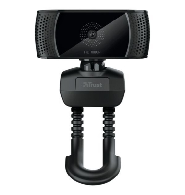Webcam Trust 24420 TW-200, 1080P Full-HD, mit Mikrofon, USB-Anschluss, schwarz
