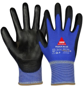 Montagehandschuhe Padua Blue, Polyurethan, blau/schwarz, Gr&ouml;&szlig;e 6 / XS