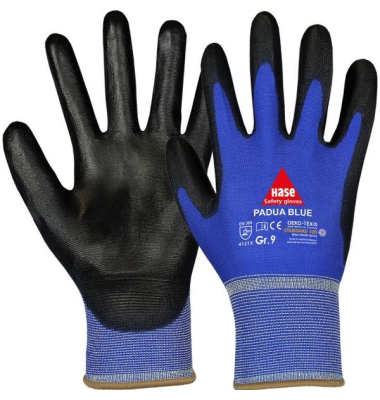 Montagehandschuhe Padua Blue, Polyurethan, blau, Größe 6 / XS