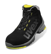 Sicherheitsstiefel uvex 1, S2, ESD, Unisex, schwarz/gelb, Weite 11, Gr&ouml;&szlig;e 44