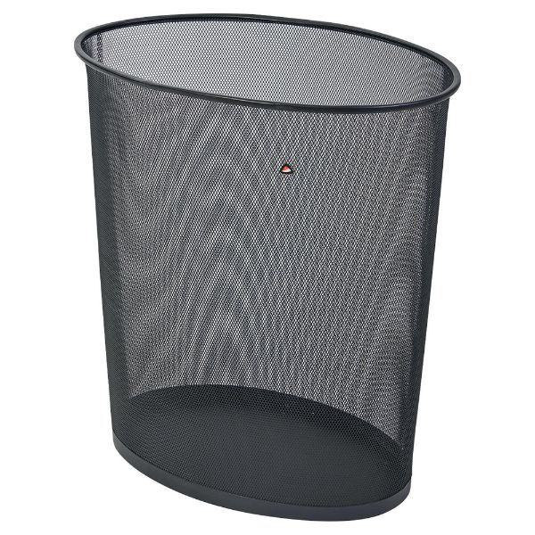 Alba großer Abfalleimer MESHCORBGM, 40 Liter, Drahtgeflecht, schwarz 3129710017201 Alba