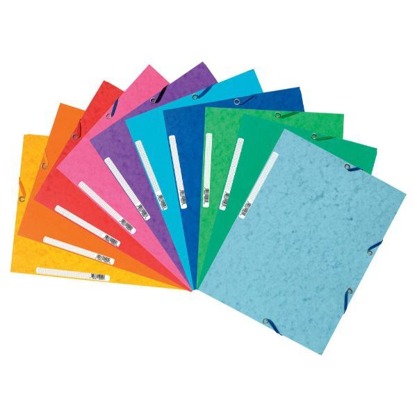 3130630555100 - Sammelmappe 55510E A4 farbig sortiert Karton 400g 3130630555100 10 Stück
