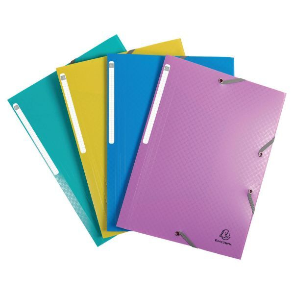 Forever Young Dreiflügelmappe 55190E PP (Polypropylen) Gummiband 24 (B) x 03 (T) x 32 (H) cm Farbig sortiert 24 Stück