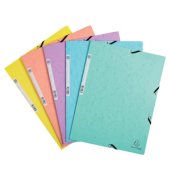 Sammelmappe Aquarel 55560E, A4 farbig sortiert, Karton 400g