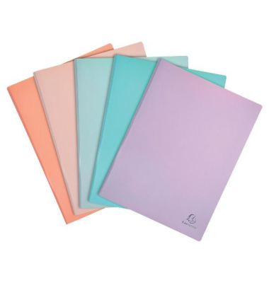 Sichtbuch Aquarel 88360E, farbig sortiert, A4, mit 30 Hüllen, Polypropylen (PP)