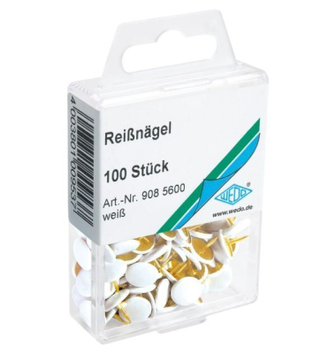 9085600 Reissnägel, Weiß