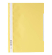 Schnellhefter Standard 257304, A4, gelb, Polypropylen (PP), Vorderdeckel transparent