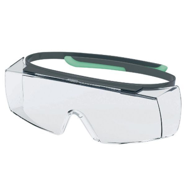 Schutzbrille super OTG planet 9169, farblosanthrazitjade