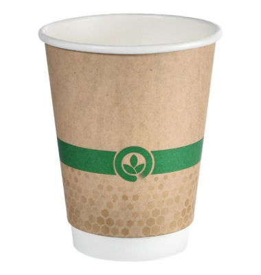 Biopak Becher Melli aus Papier - doppelwandig - 24cl