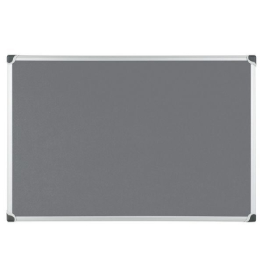 Filz-Pinnwand FA65142178, W-Series, 106,5 x 75 cm, Aluminiumrahmen, grau