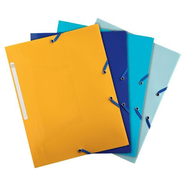 3130631551101 - BEE BLUE Dreiflügelmappe 55110E DIN A4 Hoch PP (Polypropen) Recycelt Gummiband 24 (B) x 02 (T) x 32 (H) cm Farbig sortiert 3130631551101 - BEE BLUE Dreiflügelmappe 55110E DIN A4 Hoch PP (Polypropen) Recycelt Gummiband 24 (B) x 02 (T) x 32 (H) cm Farbig sortiert