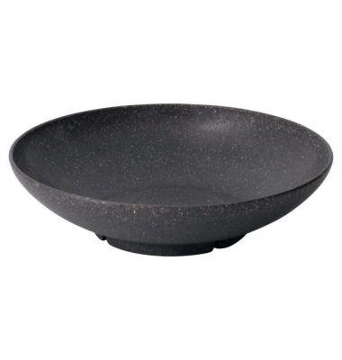 Mehrweg-Teller Häppy Plate, 215 mm,tief, rund, grau
