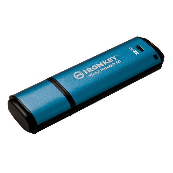 0740617329056 - IronKey Vault Privacy 50 Series - USB-Flash-Laufwerk - verschlüsselt - 32 GB - USB 32 Gen 1 - TAA-konform