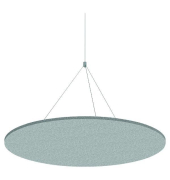 Sculpo akust. Deckenelement Rund SPD780205372, D: 120cm, Dunkelgrau