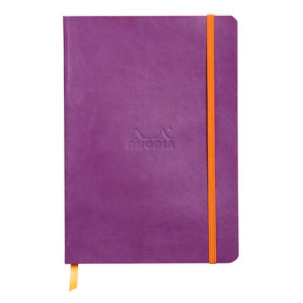 Rhodia Notizbuch 117410C, Rhodiarama, violett, A5, liniert, 90g, 80 Blatt / 160 Seiten 3663619048480 Rhodia