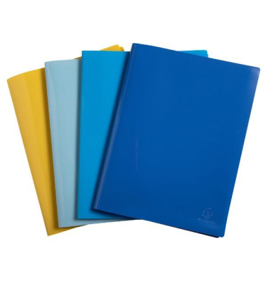 Sichtbuch BeeBlue 88130E, farbig sortiert, A4, mit 40 Hüllen, Polypropylen (PP)