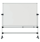 Stativdrehtafel-Whiteboard Earth, RQR0423, 150x120cm (BxH), lackiert, Aluminiumrahmen