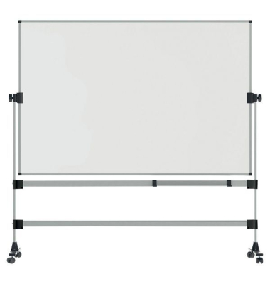 Stativdrehtafel-Whiteboard Earth, RQR0423, 150x120cm (BxH), lackiert, Aluminiumrahmen