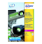 Avery Etiketten L7060-20, Polyester, 63,5 x 38,1 mm, weiß