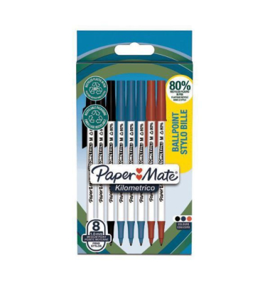 Paper Mate Kugelschreiber KILOMETRICO 2187680, M, 1 mm, sortiert