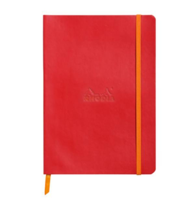 Notizbuch 117413C, rot, A5, liniert, 90g, 80 Blatt / 160 Seiten