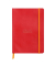 Notizbuch 117413C, Rhodiarama, rot, A5, liniert, 90g, 80 Blatt / 160 Seiten