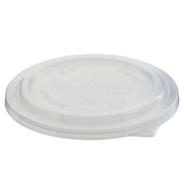 Mehrweg-Deckel für Häppy Bowl, 185 mm, aus PP, transparent