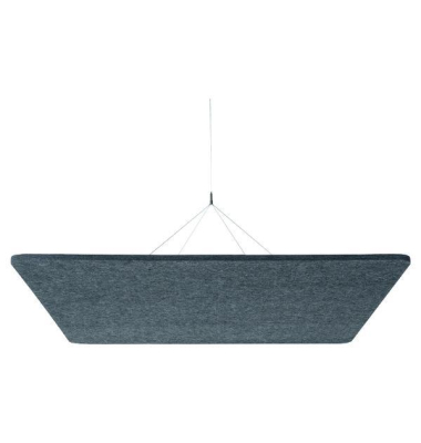 Sculpo akust. Deckenelement Quadrat SPD380205372, 120x120cm, Dunkelgrau
