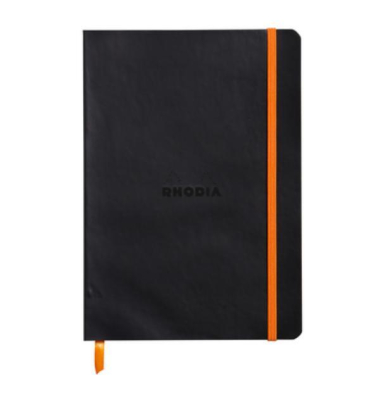 Notizbuch 117402C, schwarz, A5, liniert, 90g, 80 Blatt / 160 Seiten