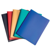 Sichtbuch Recycling 78580E, farbig sortiert, A4, mit 80 Hüllen, Polypropylen (PP)