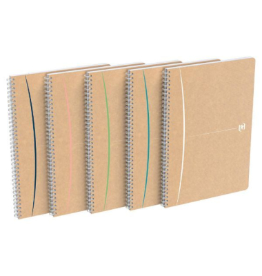 Notizbuch 400141847, Touareg, braun, A4, kariert, 90g, 90 Blatt / 180 Seiten