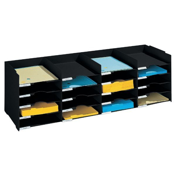 3660141030174 - Horizontaler Organizer 54101 stapelbar 20 Fächer A4 schwarz 3660141030174 Paperflow 3660141030174 - Horizontaler Organizer 54101 stapelbar 20 Fächer A4 schwarz 3660141030174 Paperflow