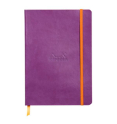 Notizbuch 117460C, Rhodiarama, violett, A5, punktkariert, 90g, 80 Blatt / 160 Seiten