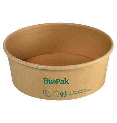 Biopak Bowl Schüssel Ronda - groß - braun - 700ml -