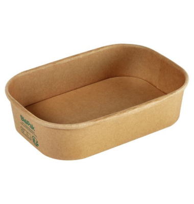 Biopak Brickbox - medium - braun - 500ml