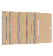 Notizbuch 400141848, Touareg, braun, A4, liniert, 90g, 90 Blatt / 180 Seiten
