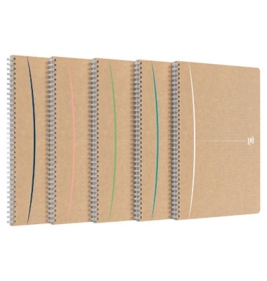 Notizbuch 400141848, Touareg, braun, A4, liniert, 90g, 90 Blatt / 180 Seiten