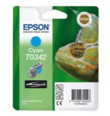 Druckerpatrone C13T03424010 (kompatibel zu Epson T0342), cyan, ca. 440 Seiten