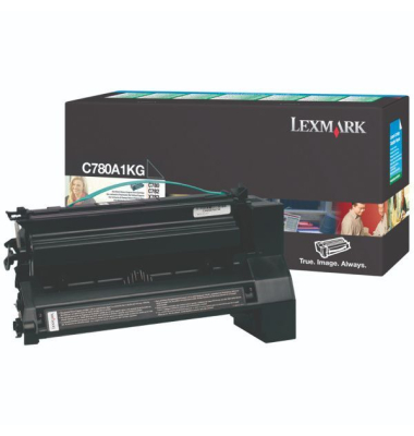 Rückgabetoner Lexmark C780A1KG, Reichweite: 6.000 Seiten, schwarz