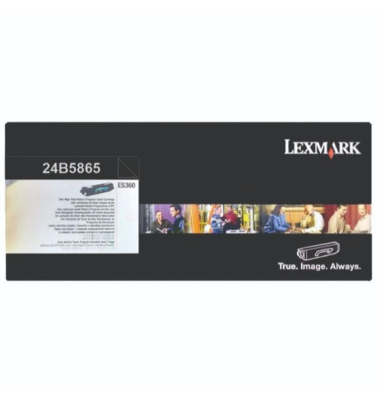 Toner Lexmark 24B5865, Reichweite: 9.000 Seiten, schwarz Toner Lexmark 24B5865, Reichweite: 9.000 Seiten, schwarz