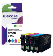 Druckerpatrone K10546W4 K10546W4 (kompatibel mit EPSON 34 XL), schwarz/cyan/magenta/gelb, ca. 950 Seiten, 1100 Seiten