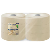 Toilettenpapier EcoNatural 250 812150D, 2-lagig, havanna naturbraun, 1458 Blatt / Rolle,