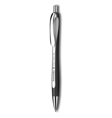 Kugelschreiber Slider Rave XB, 132549, Black Edition, schwarzweiß