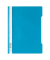 Schnellhefter Standard 257306, A4, blau, Polypropylen (PP), Vorderdeckel transparent